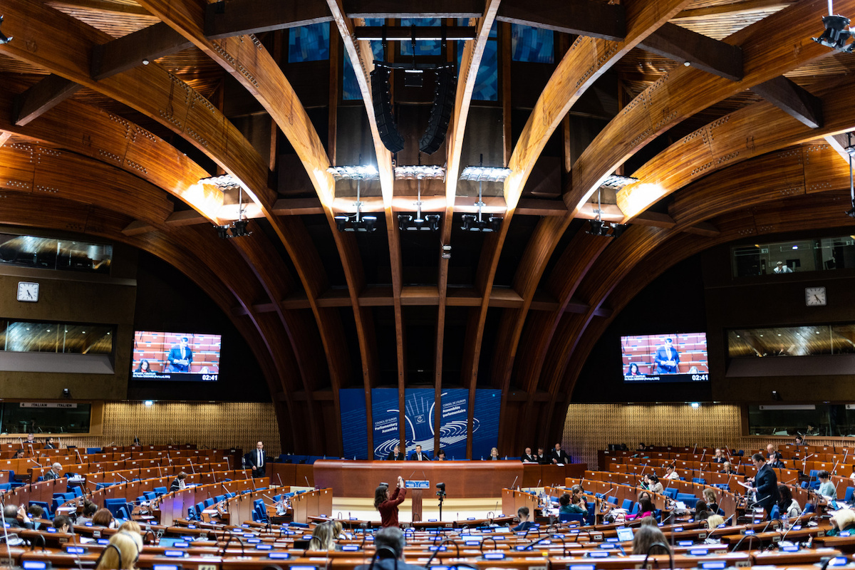 Plenum der Parlamentarischen Versammlung des Europarates in Straßburg